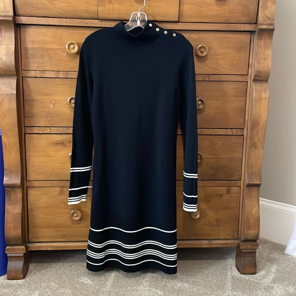 Ann Taylor mock neck sweater dress